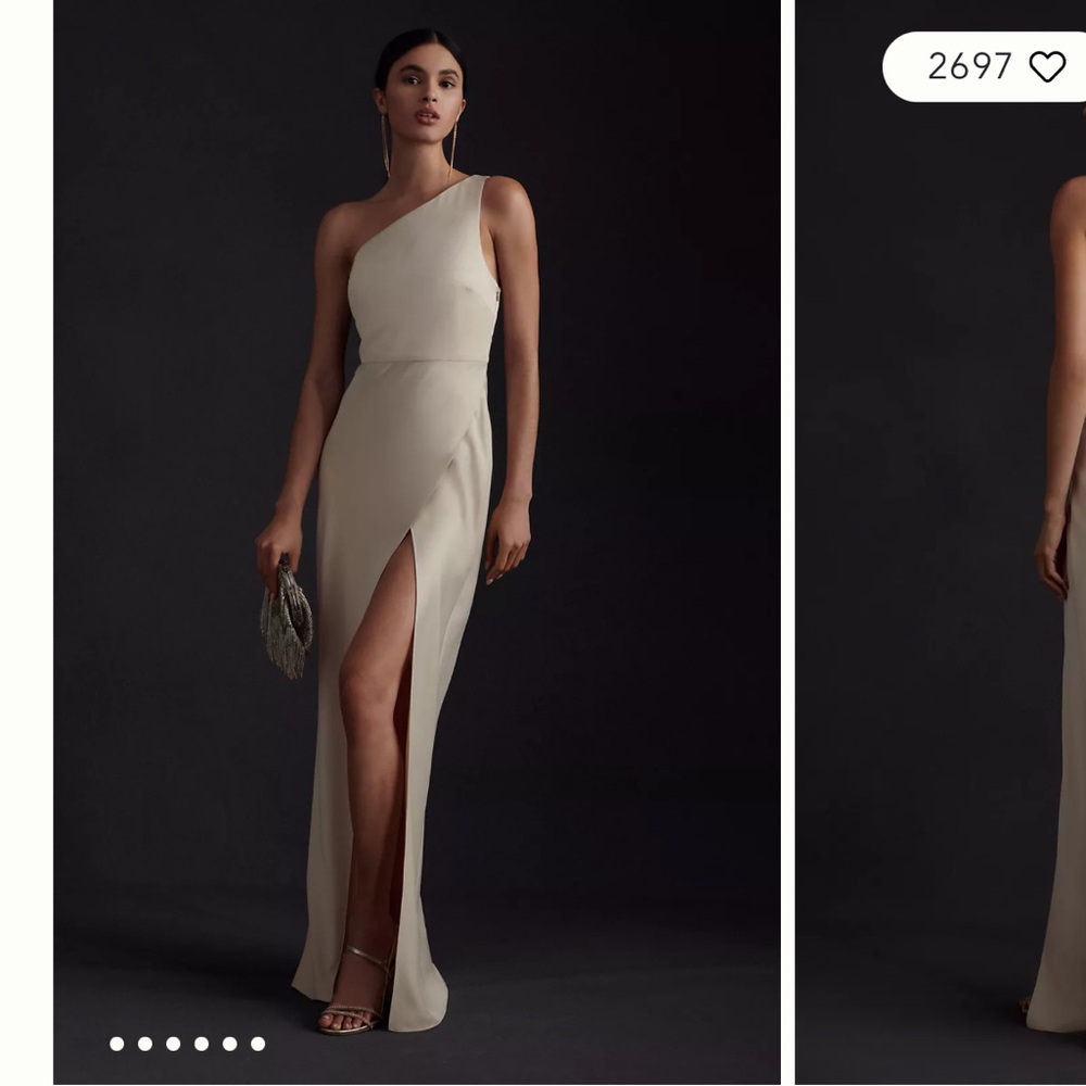 Anthropology BHLDN Bridesmaid dress in Champagne